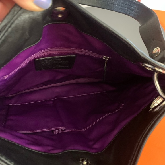 Coach “Ashley Leather Pleated Hippie Bag”Leather Purse Like New condition ❤️ - Picture 6 of 9